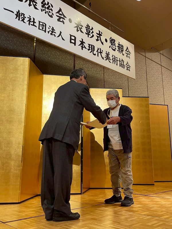 27 アートエキスプレス賞 竹内 節男 伯耆の仁王像NO.5 F80